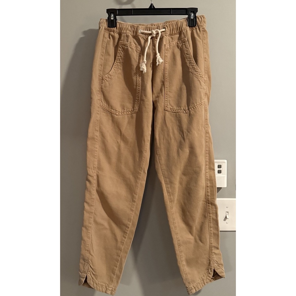 Anthropologie Pilcro Pants Joggers Cotton Ultra Hi-Rise Relaxed Pull On XS